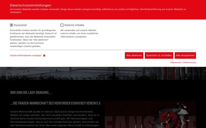 Skärmbild av lady-dragons.de