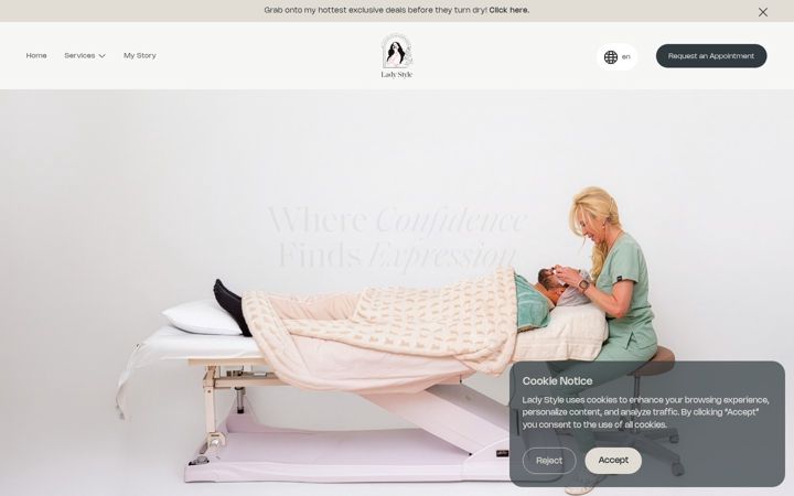 Screenshot of lady-style.ch