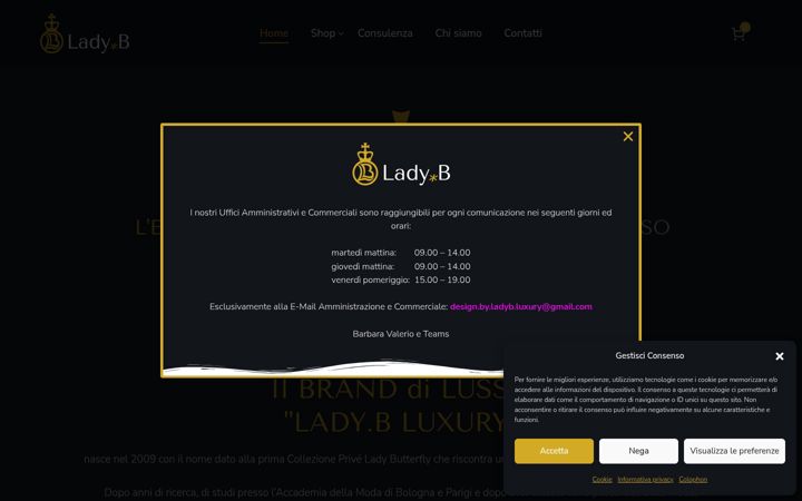 Screenshot of ladyb-luxury.com