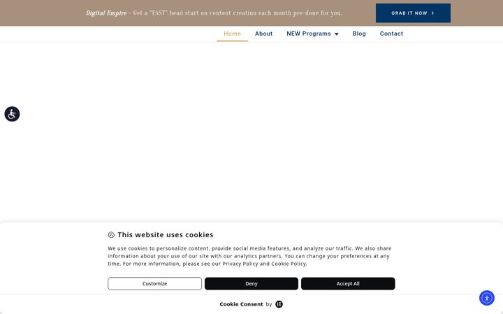 Screenshot of ladybossmogul.com