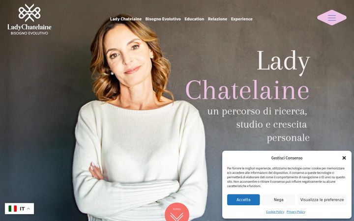 Screenshot of ladychatelaine.it
