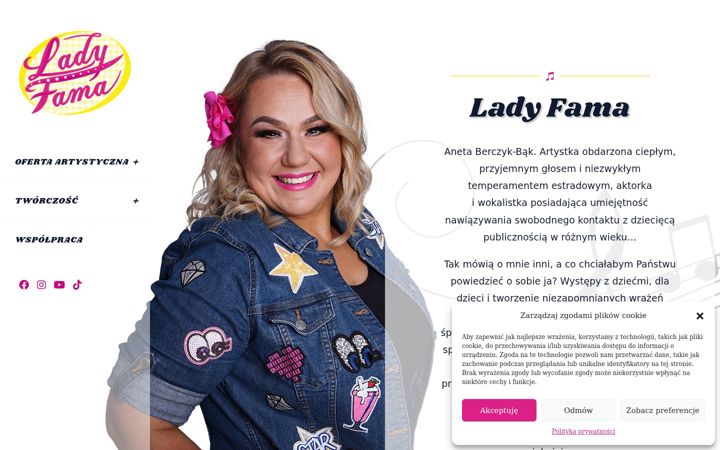 Screenshot of ladyfama.pl