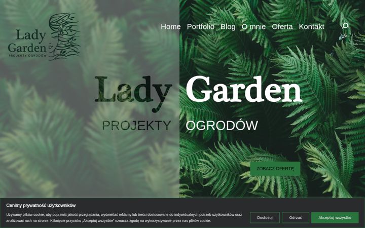 Screenshot of ladygarden.pl