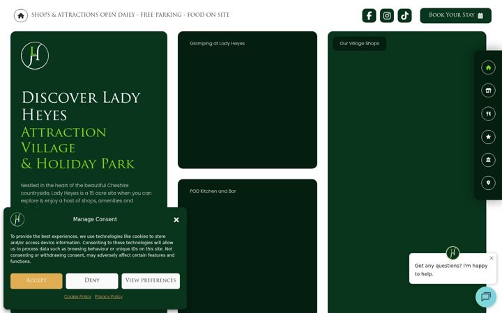 Screenshot of ladyheyes.co.uk
