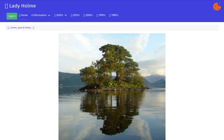 Screenshot of ladyholme.uk