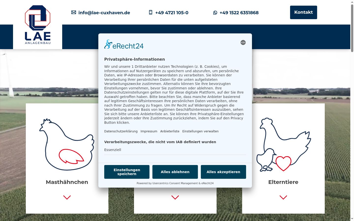 Screenshot tal-banner tal-kunsens muri qabel kwalunkwe interazzjoni