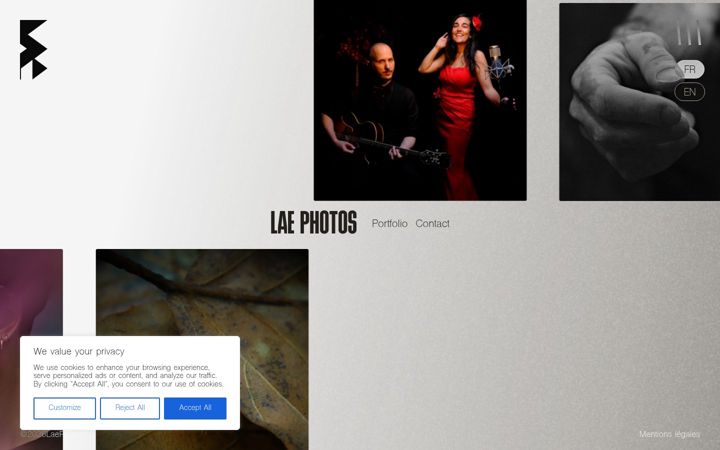 Screenshot of lae-photos.com