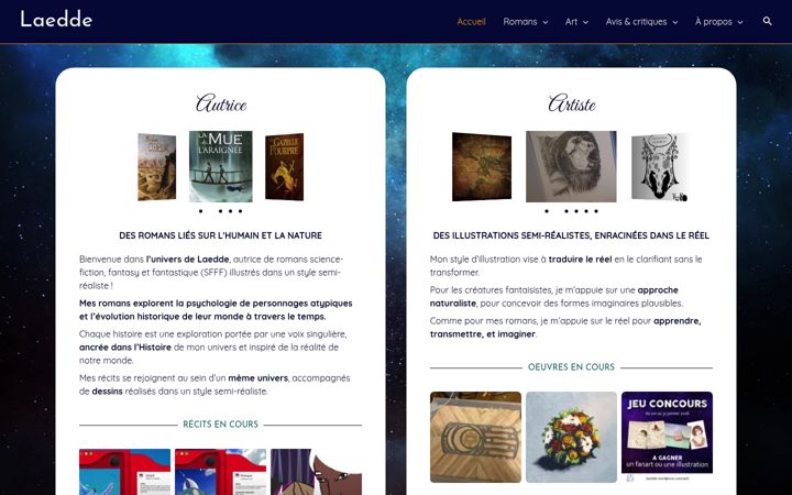 Screenshot of laedde.fr