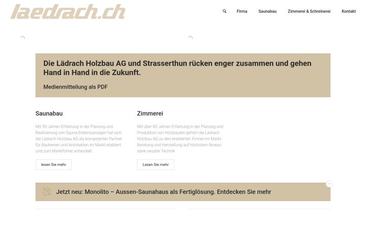 Screenshot of laedrach.ch