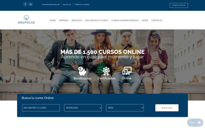 Screenshot ta' laeformacion.net