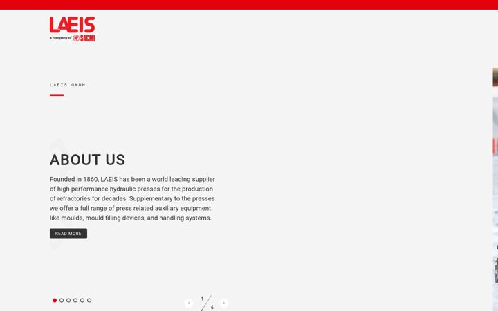 Screenshot of laeis.eu