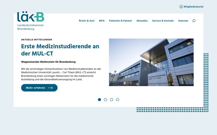 Screenshot of laekb.de