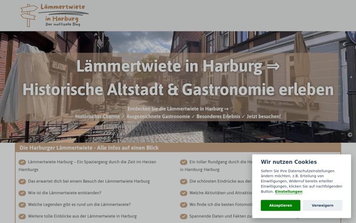 Screenshot of laemmertwiete-harburg.de