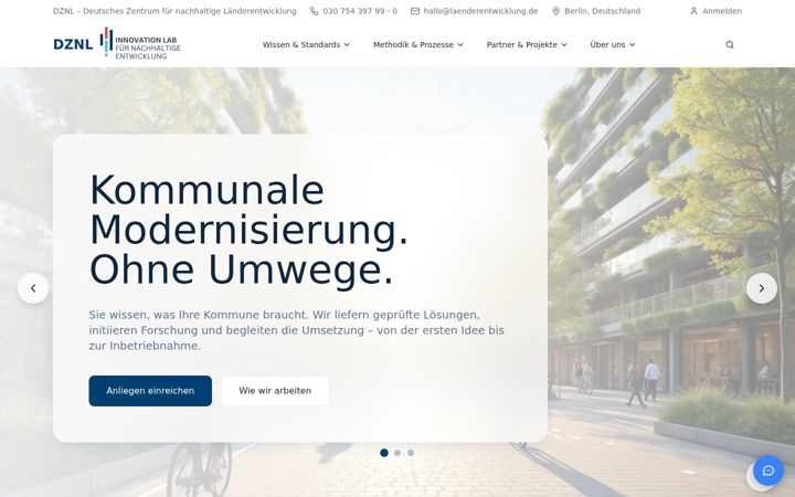 Screenshot of laenderentwicklung.de