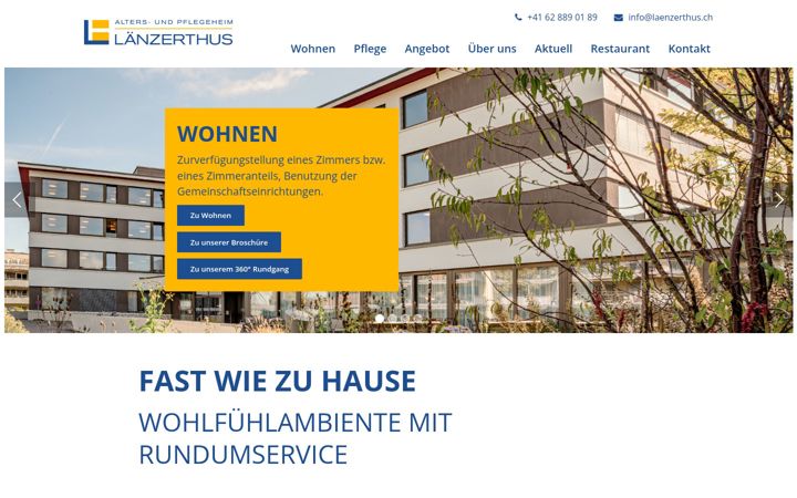 Screenshot of laenzerthus.ch