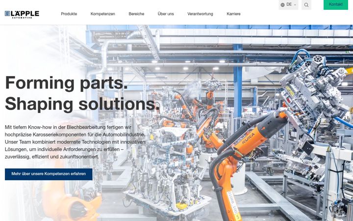 Screenshot of laepple-automotive.de