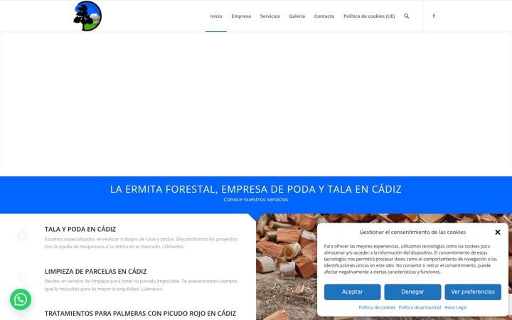 Screenshot of laermitaforestal.com