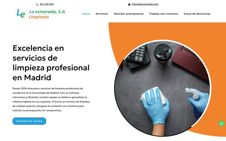 Screenshot of laesmerada.es