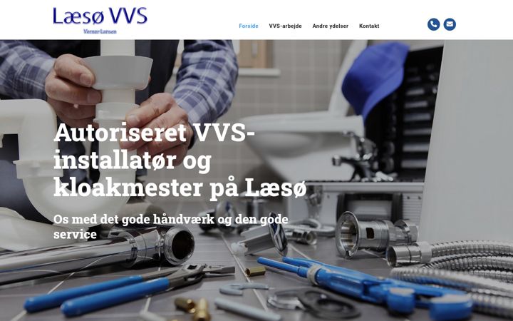 Screenshot of laesoevvs.dk