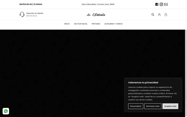 Screenshot of laestrelladecoracion.com