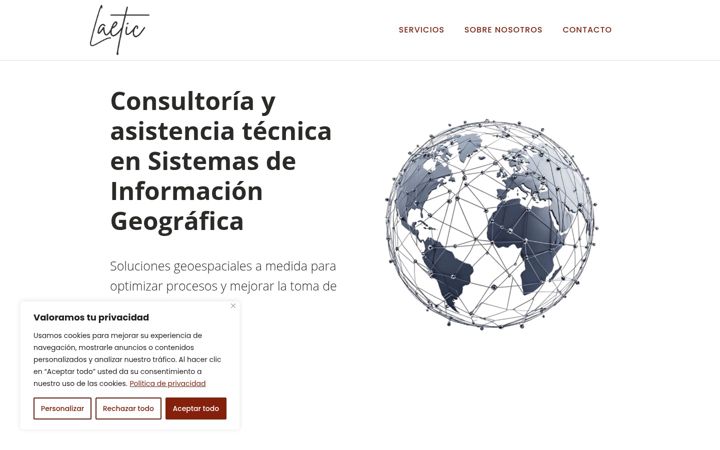 Screenshot of laetic.es