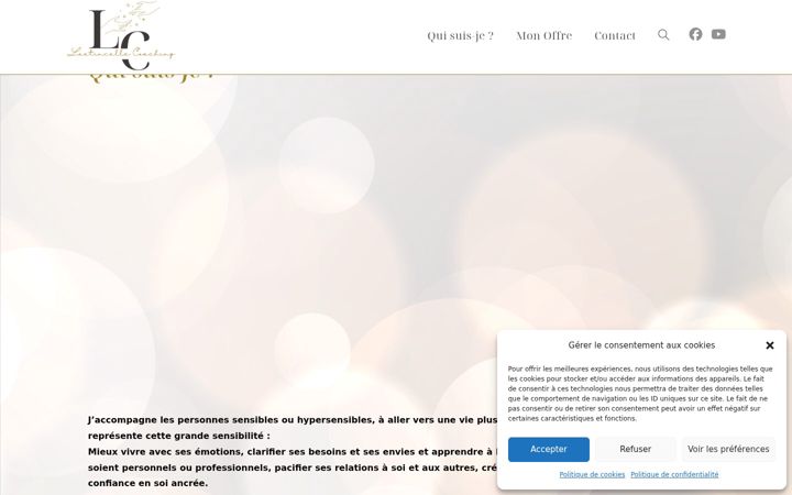 Screenshot of laetincellecoaching.com