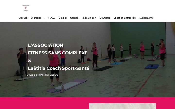 Screenshot of laetitiacoach.com