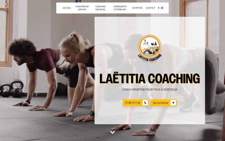 Screenshot of laetitiacoaching-sportsante.fr