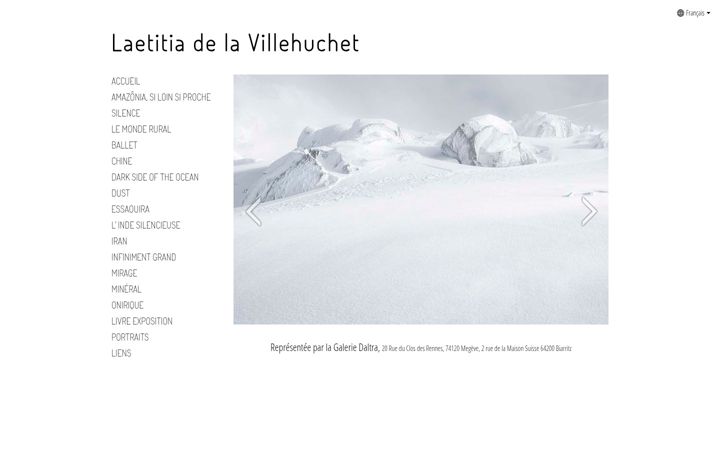 Screenshot of laetitiadelavillehuchet.com