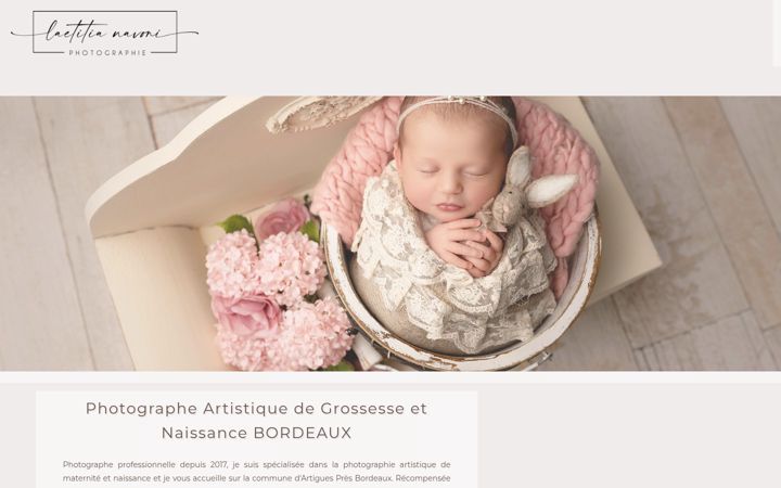 Screenshot of laetitianavoni.fr
