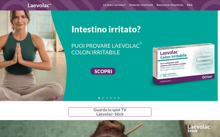 Screenshot of laevolac.it
