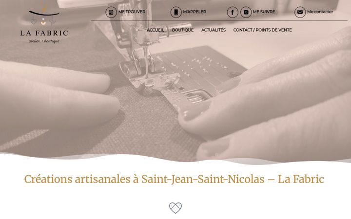 Screenshot of lafabric05.fr