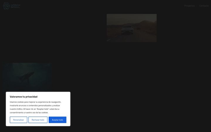Screenshot of lafabricadehieloestudio.com