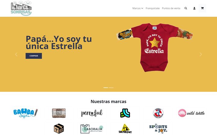 Screenshot of lafabricadelassonrisas.com
