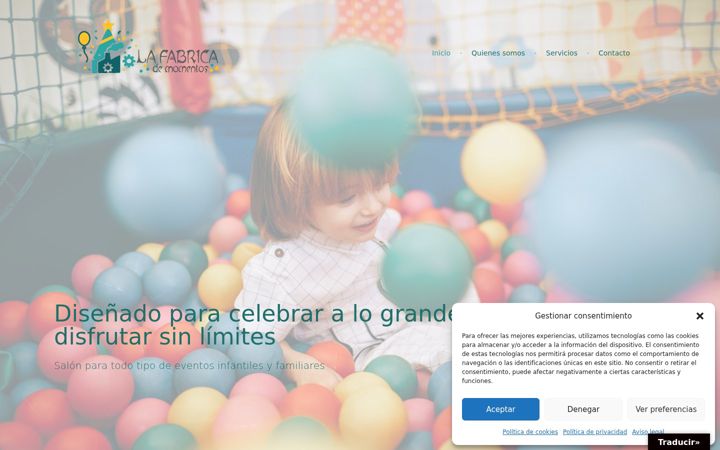 Screenshot of lafabricademomentos.es