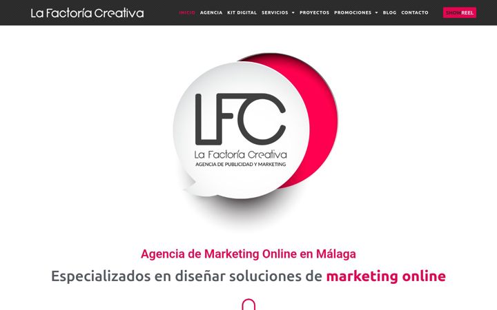 Screenshot of lafactoriacreativa.com