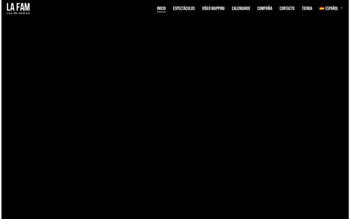 Screenshot of lafamteatre.es