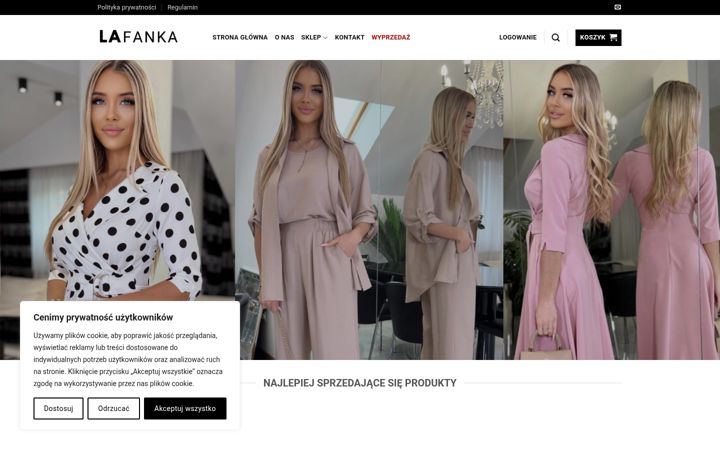 Screenshot of lafanka.pl