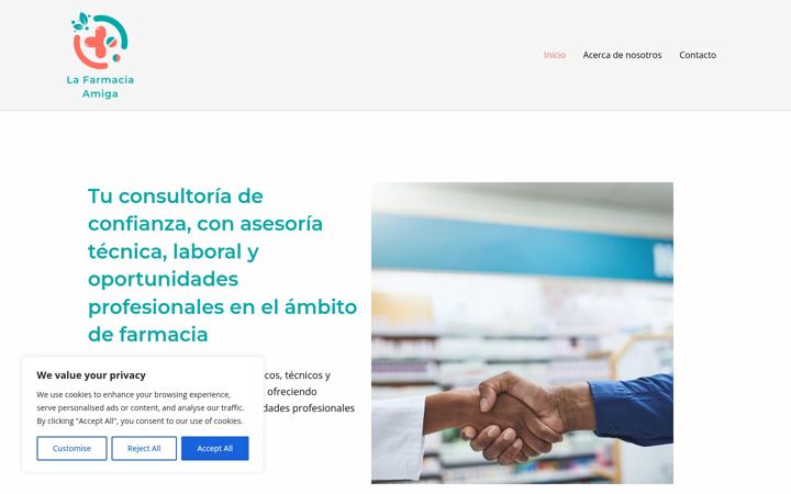 Screenshot of lafarmaciaamiga.com