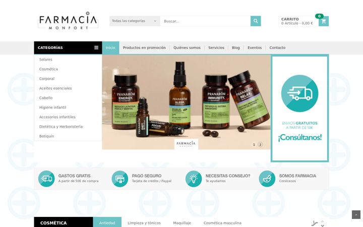 Screenshot of lafarmaciademaria.com