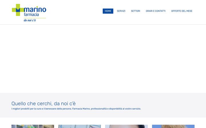 Screenshot of lafarmaciamarino.it