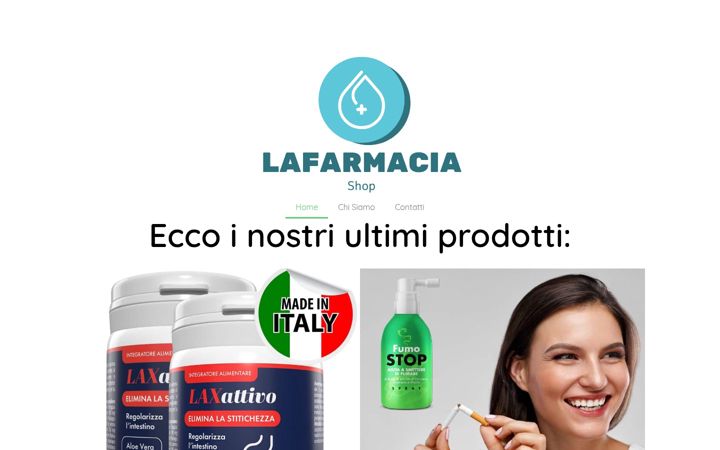 Screenshot of lafarmaciashop.com