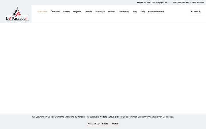 Screenshot of lafassaden.de
