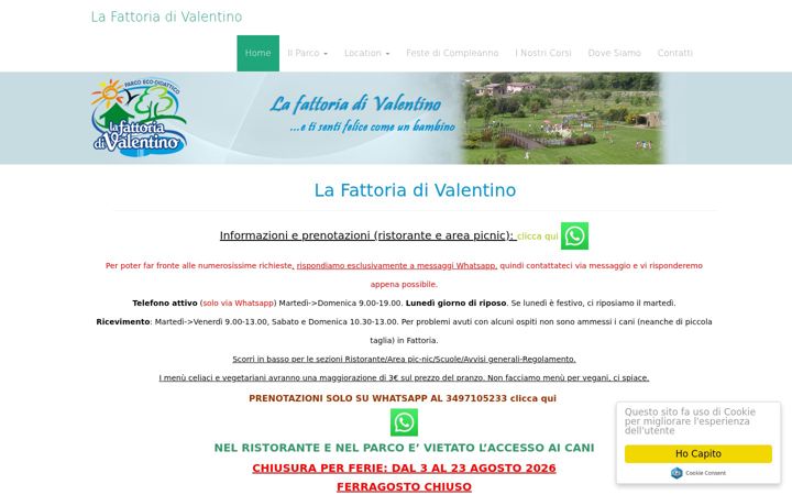 Screenshot of lafattoriadivalentino.it