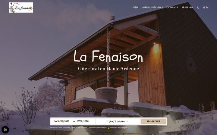 Screenshot of lafenaison.be