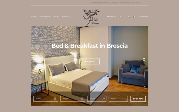 Screenshot of lafenicebrescia.com