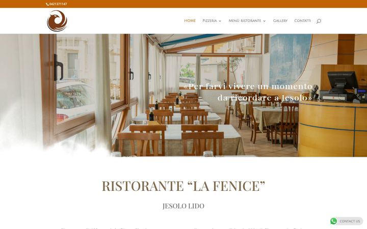 Screenshot of lafenicejesolo.it