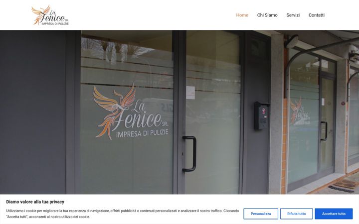 Screenshot of lafenicesrlpulizie.it
