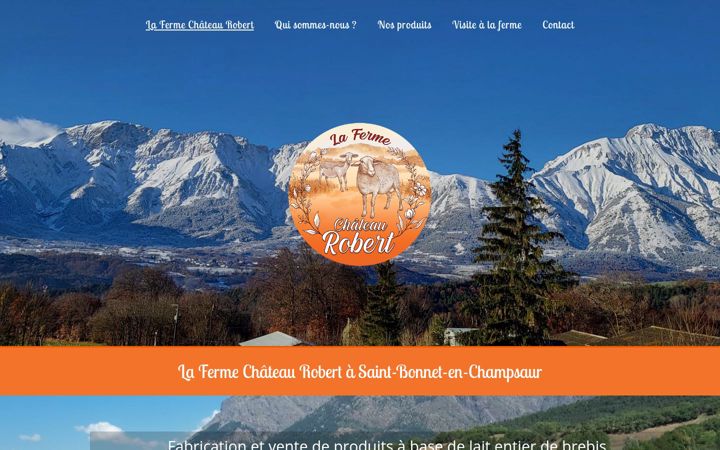 Screenshot of lafermechateaurobert.fr