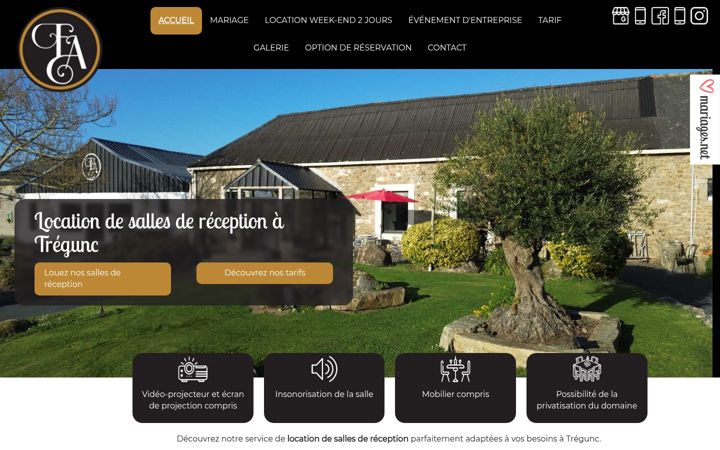 Screenshot of lafermedantantregunc.fr